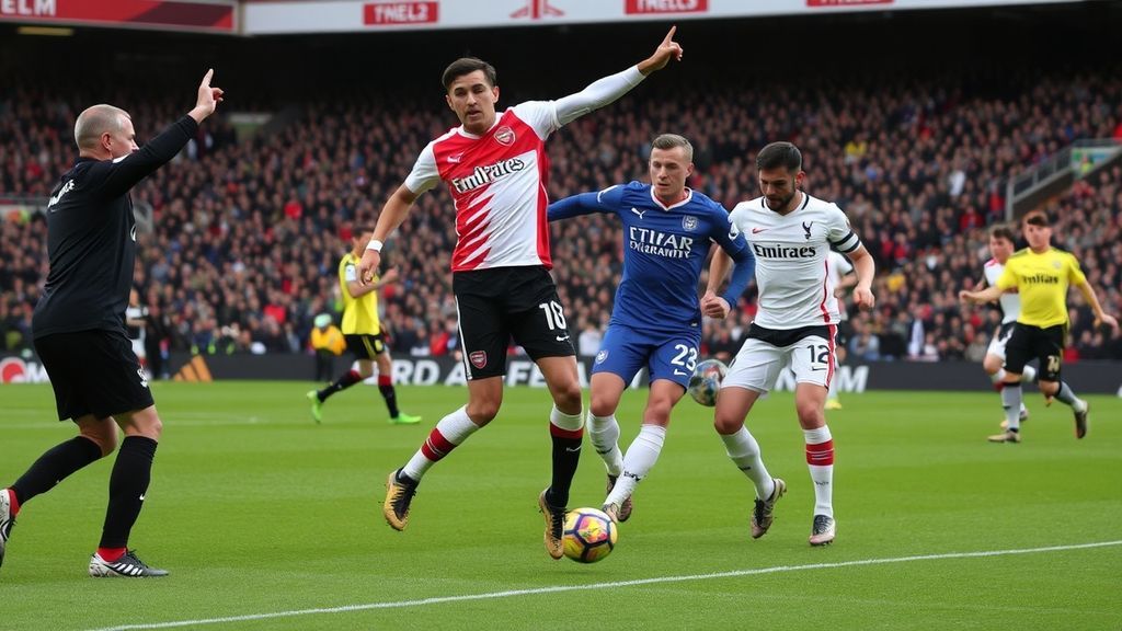 北伦敦德比枪手3球痛击热刺！技术故障频发裁判通讯中断