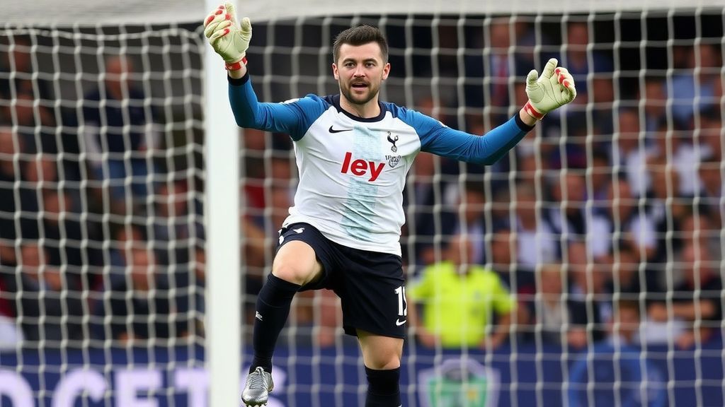 热刺门将金斯基欧冠噩梦17分钟！滑倒+失误戴帽创耻辱纪录