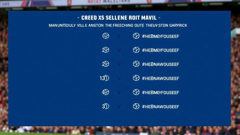 曼联vs维拉前瞻：争四关键战！卡里克如何调整残阵迎敌